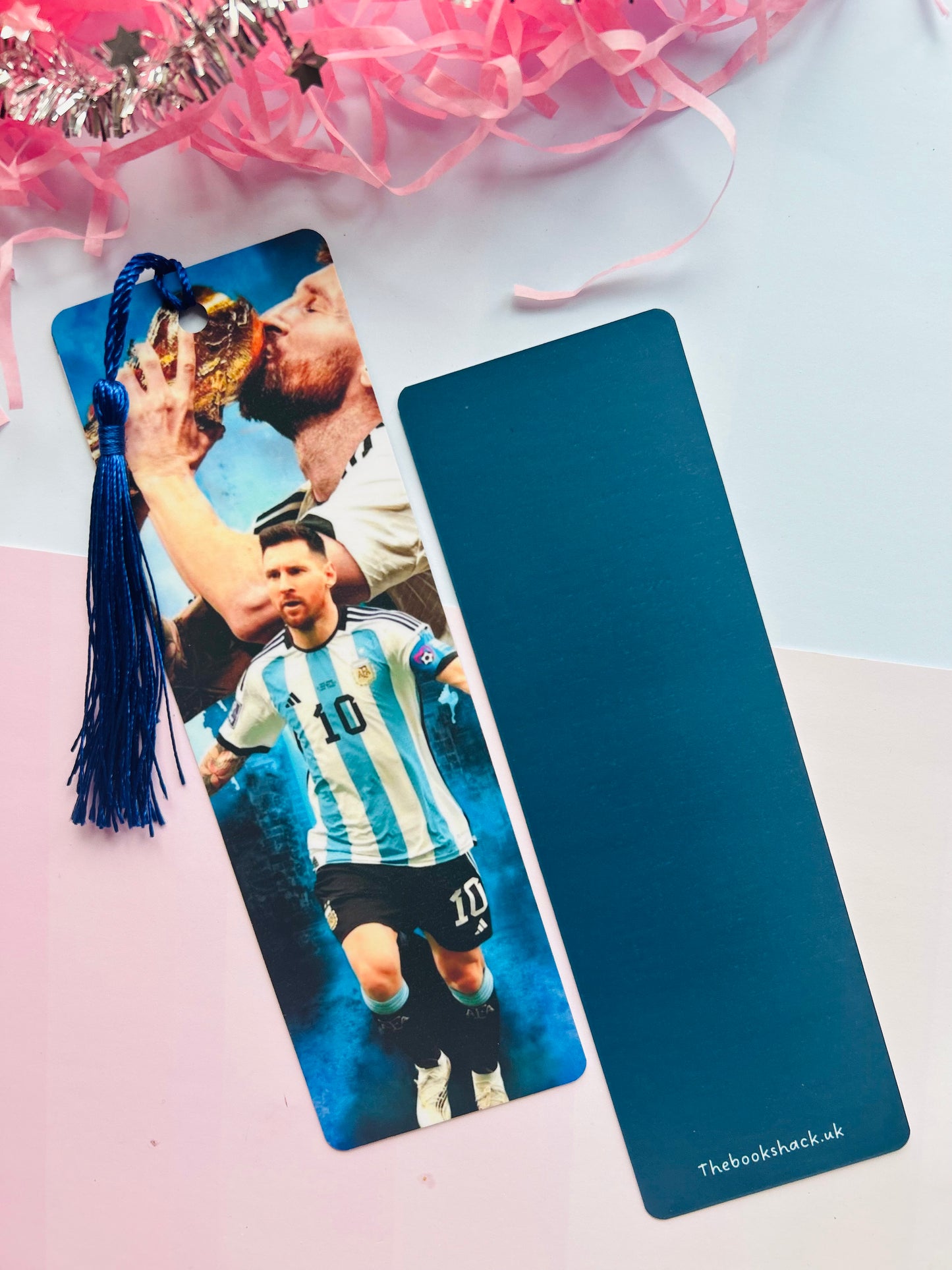 Messi Inspired Football Bookmark – Kids Soccer Bookmark for Young Readers