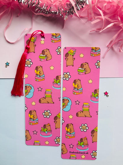 Capybara Bookmark – Cute Bookish Animal Page Marker for Readers