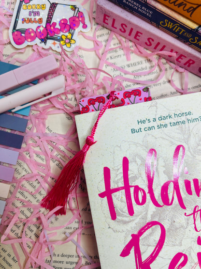 Cowgirl Cherry Bookmark – Spicy, Sweet, & a Little Bit Yeehaw