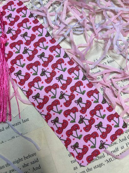 Cowgirl Cherry Bookmark – Spicy, Sweet, & a Little Bit Yeehaw
