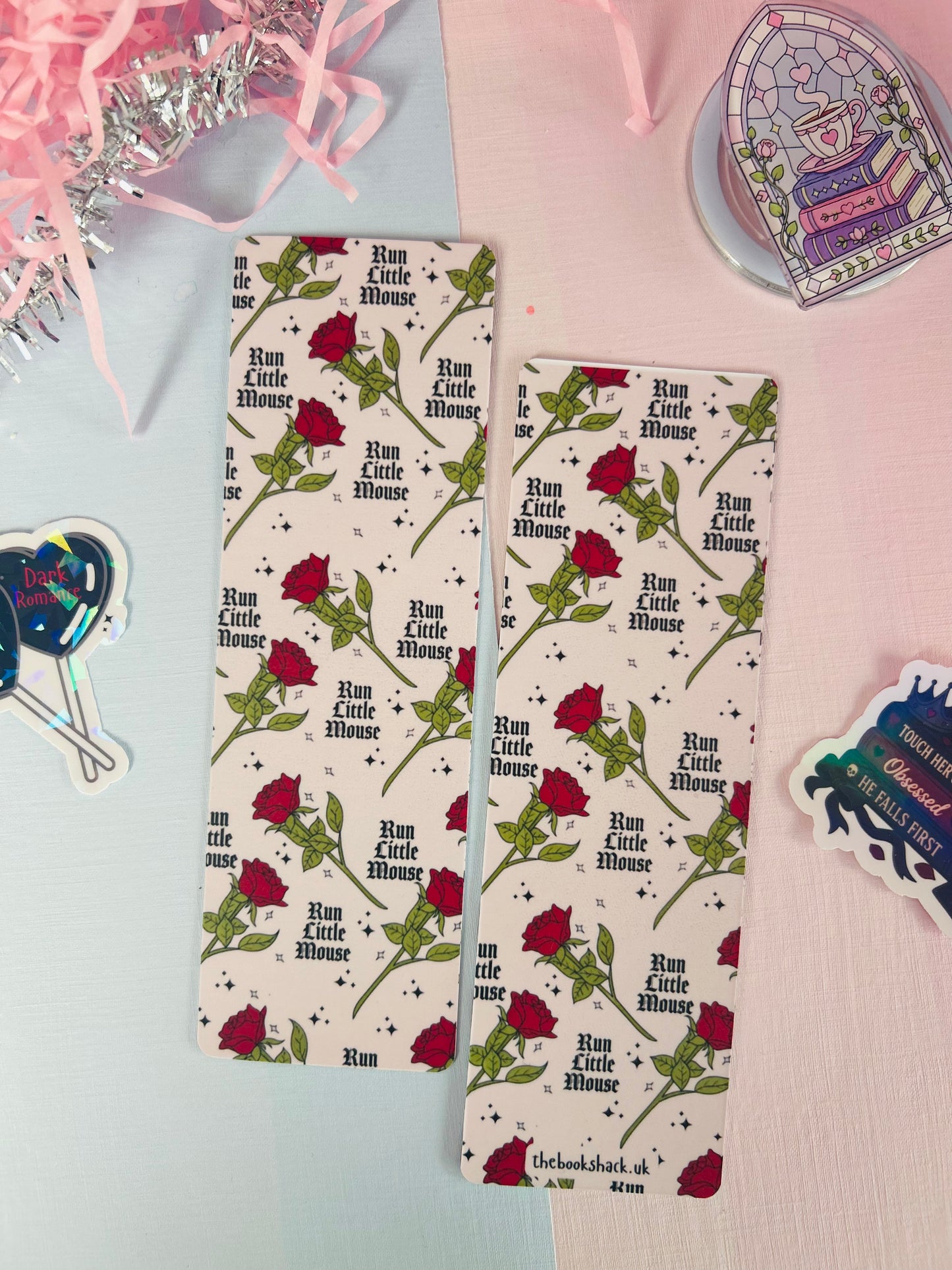 Run Little Mouse Bookmark – Double-Sided Dark Romance Bookmark