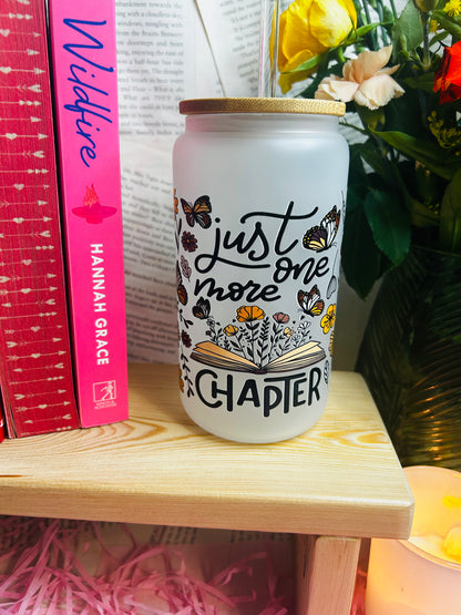 Frosted Glass just one more chapter Cup