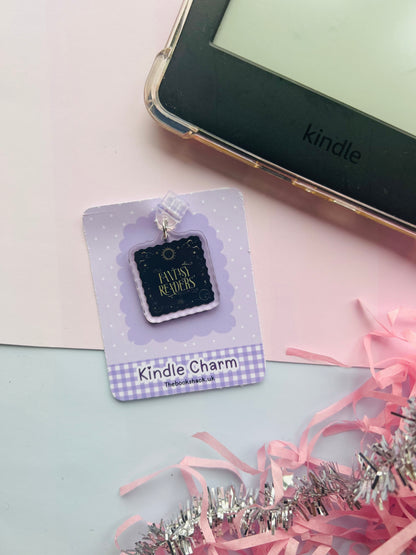 Celestial Fantasy Reader Kindle Charm – USB-C Moon & Star Dust Plug