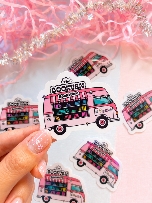 Book Van Holographic Sticker – Bookish Vinyl Decal
