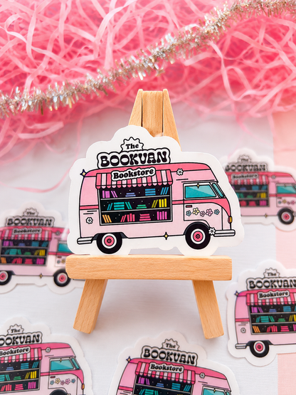 Book Van Holographic Sticker – Bookish Vinyl Decal