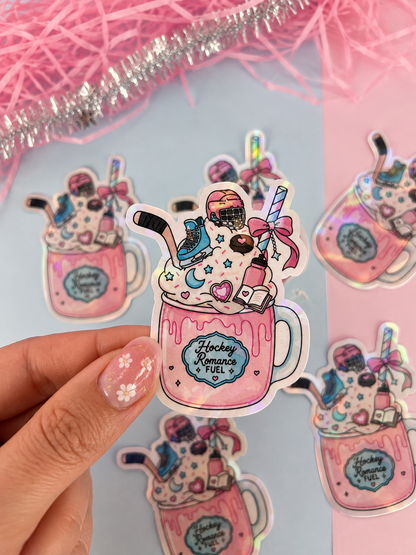 Hockey Romance Fuel Milkshake Holographic Sticker – Bookish Vinyl Decal
