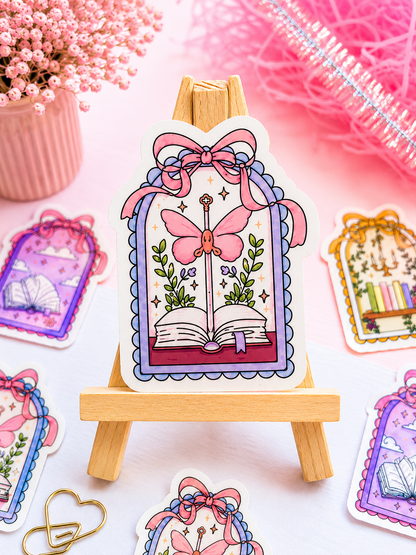 Whimsical Fantasy Holographic Sticker