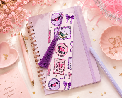 Whimsical Romantasy Bookmark | Double-Sided Fantasy Romance Bookmark