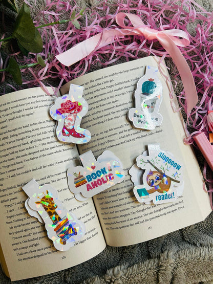 Smut holographic smut magnetic bookmark 