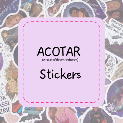Mystery acotar sticker packs