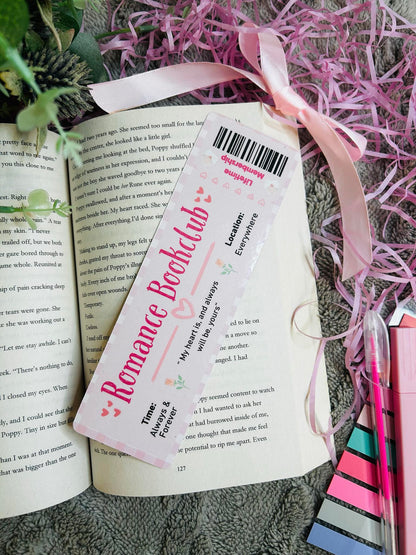 Book club bookmarks