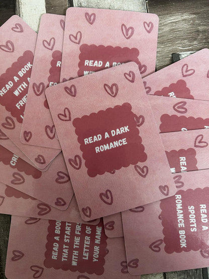 EXTRA TBR book prompt card game, Bookish gift