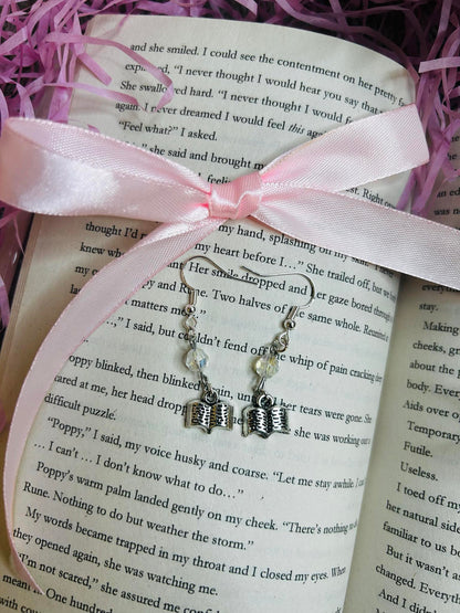 Bookish earrings