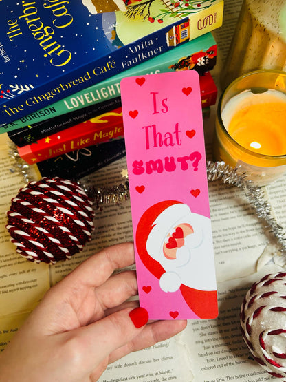 Christmas 'is that smut?' bookmark