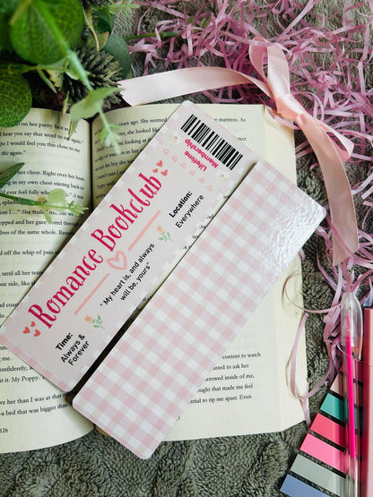 Book club bookmarks