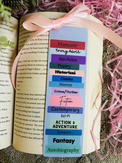 Genre stack bookmark