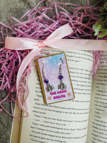 Bookish earrings