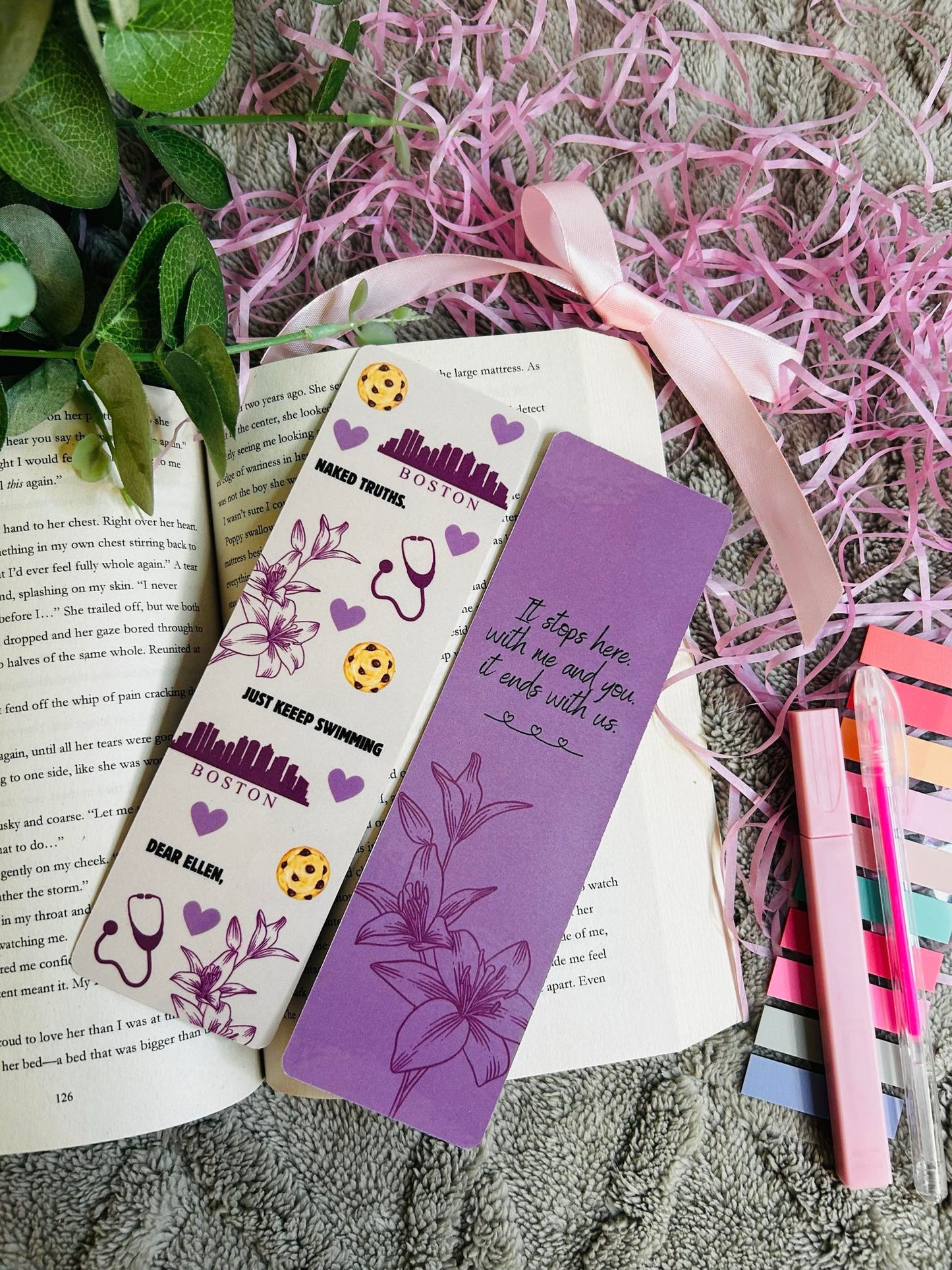 It ends with us Colleen Hoover bookmark
