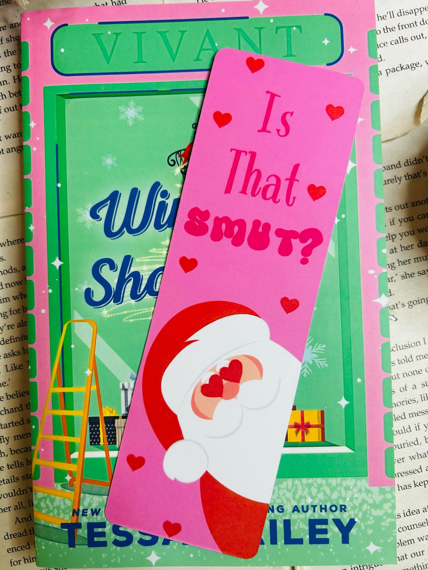 Christmas 'is that smut?' bookmark