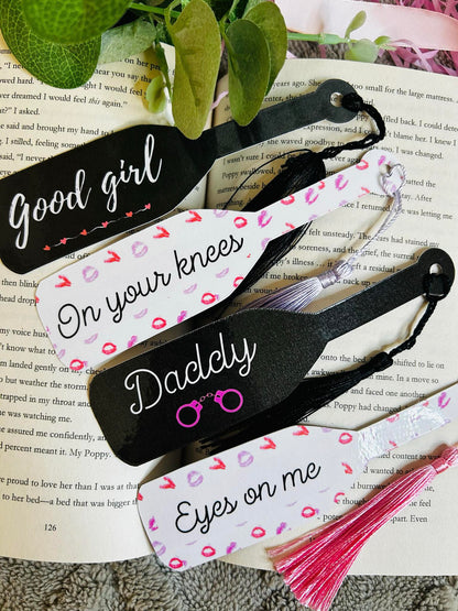 Smut Cardstock paddle bookmarks