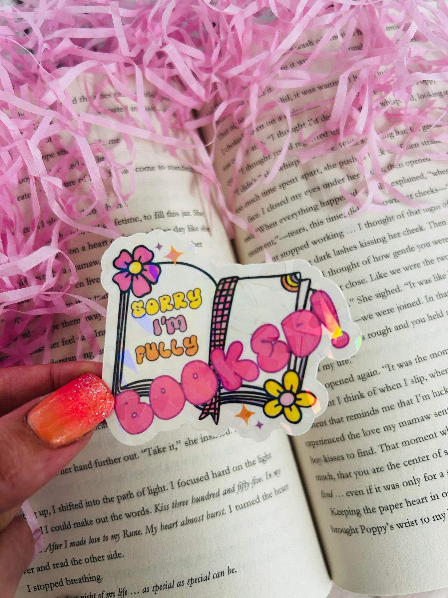fully booked sticker