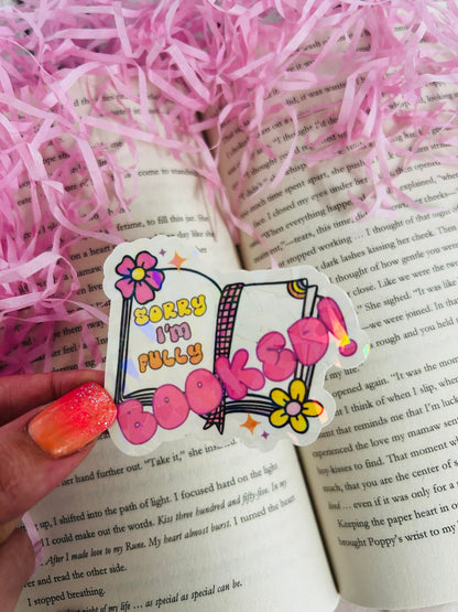 fully booked sticker