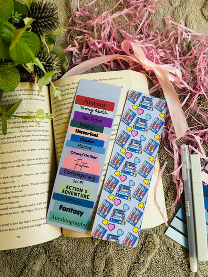 Genre stack bookmark