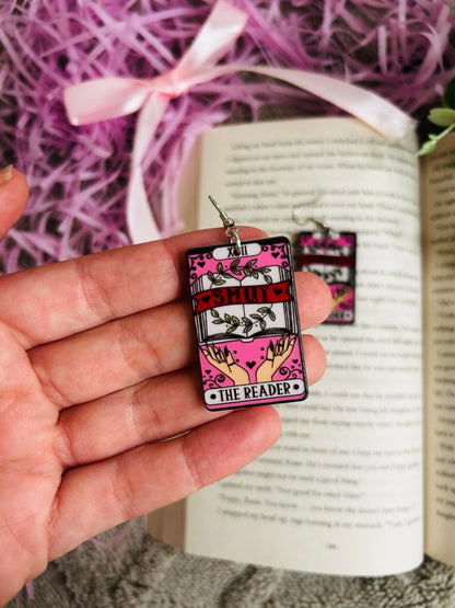 Bookish Tarot Earrings – SMUT Edition | Spicy Reader Accessories