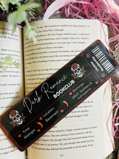 Book club bookmarks