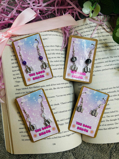 Bookish earrings