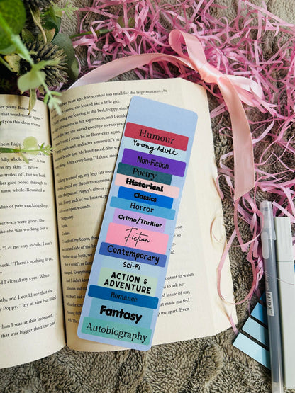 Genre stack bookmark