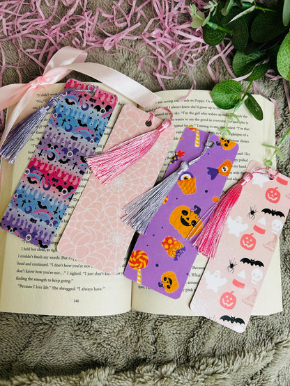 Pastel Halloween Bookmarks