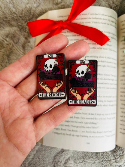 Dark Romance Reader Earrings