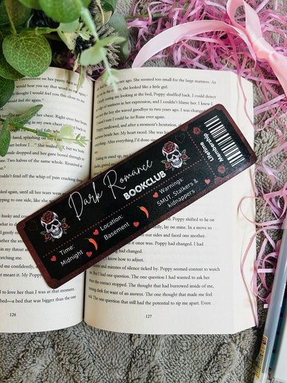 Book club bookmarks