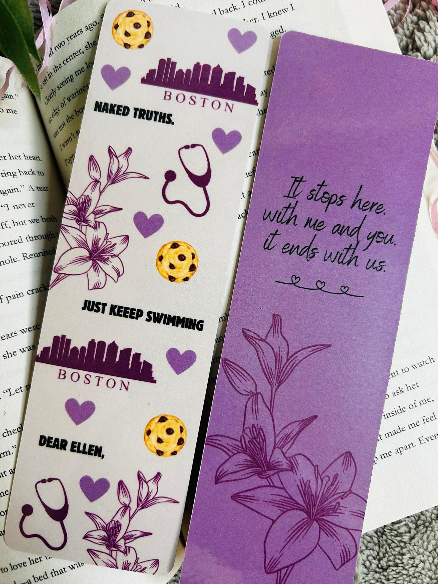 It ends with us Colleen Hoover bookmark