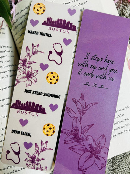 It ends with us Colleen Hoover bookmark