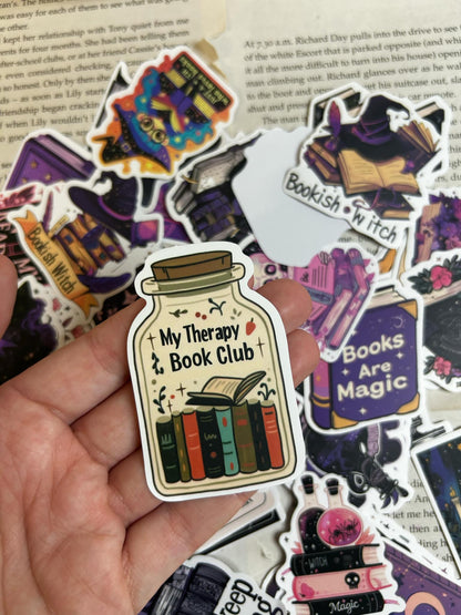Mystery witchy bookish sticker packs