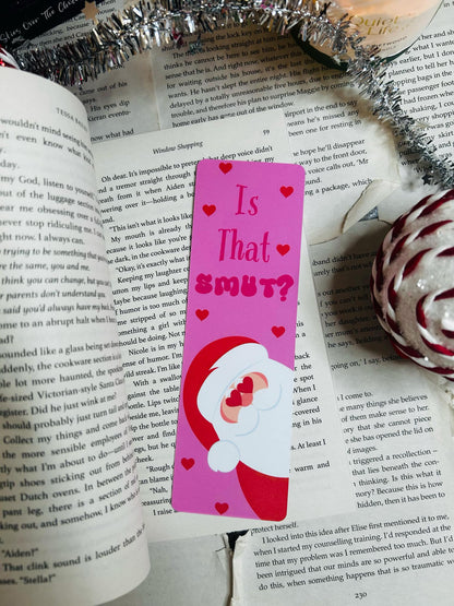 Christmas 'is that smut?' bookmark