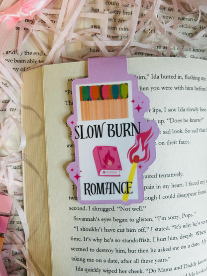 slow burn romance magnetic bookmark