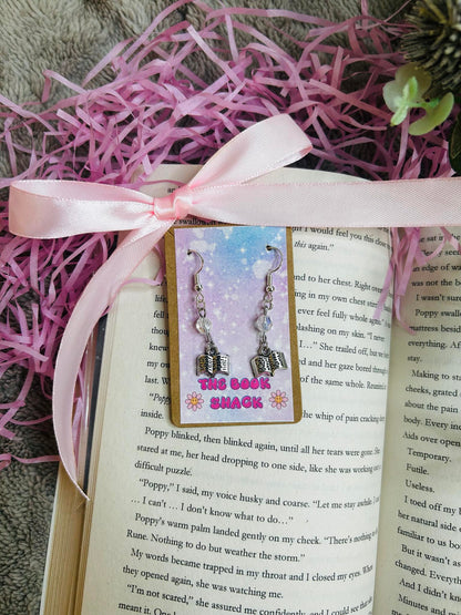 Bookish earrings