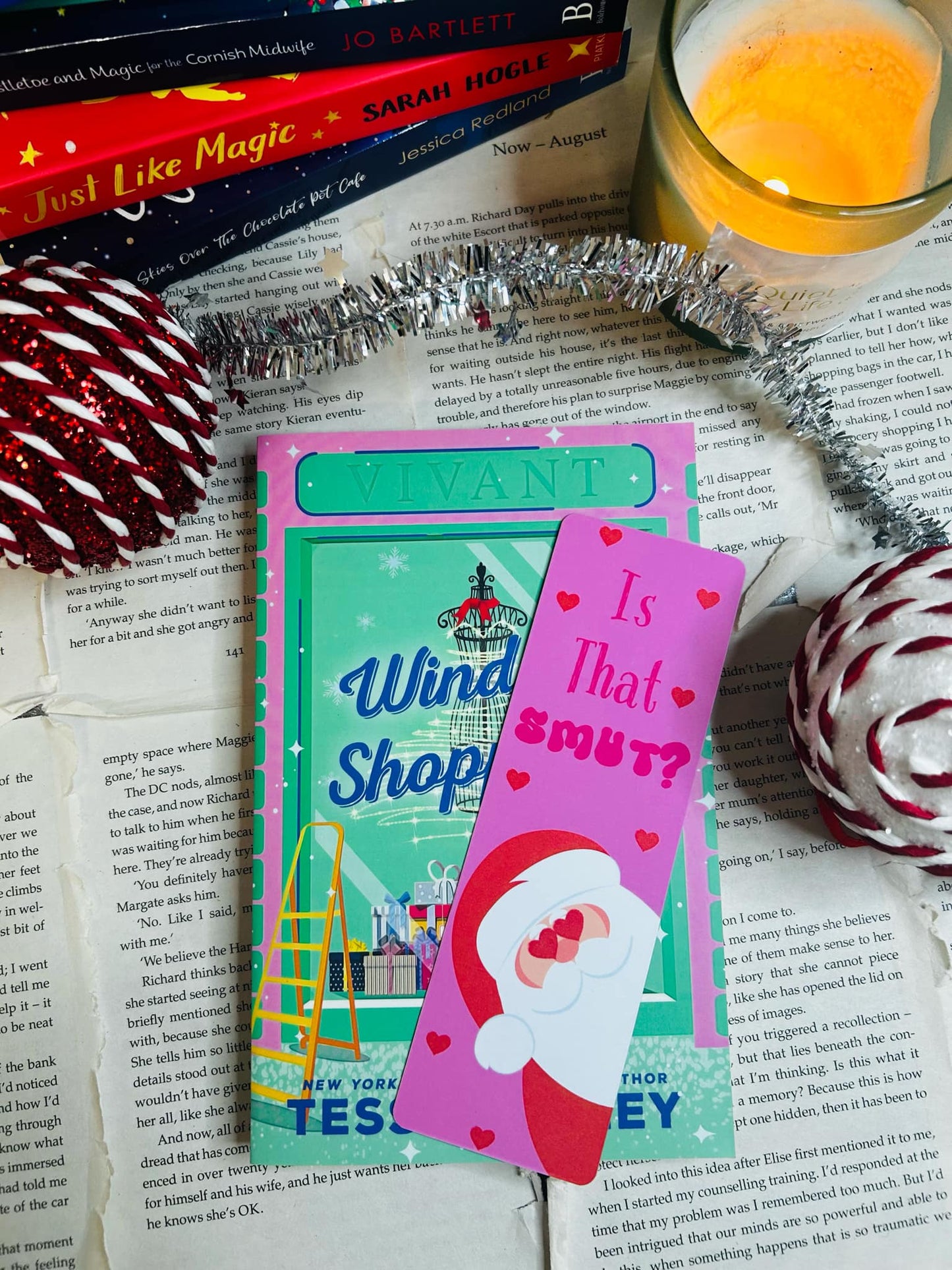 Christmas 'is that smut?' bookmark