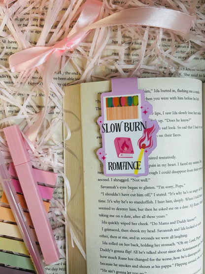slow burn romance magnetic bookmark