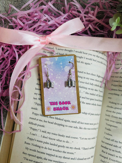 Bookish earrings