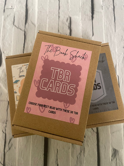 TBR card game, prompt cards