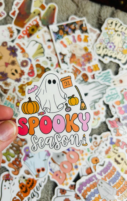 Mystery hippy ghost sticker packs