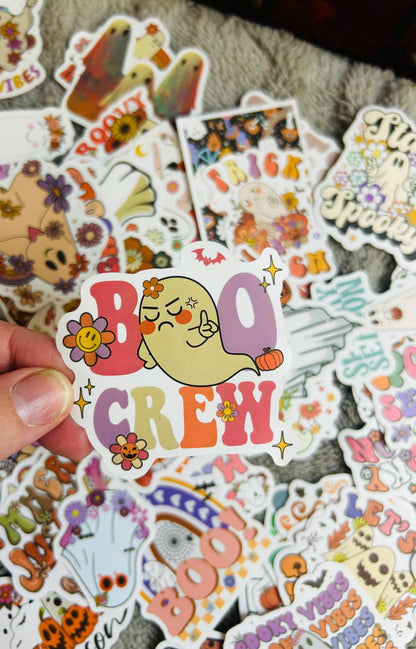 Mystery hippy ghost sticker packs