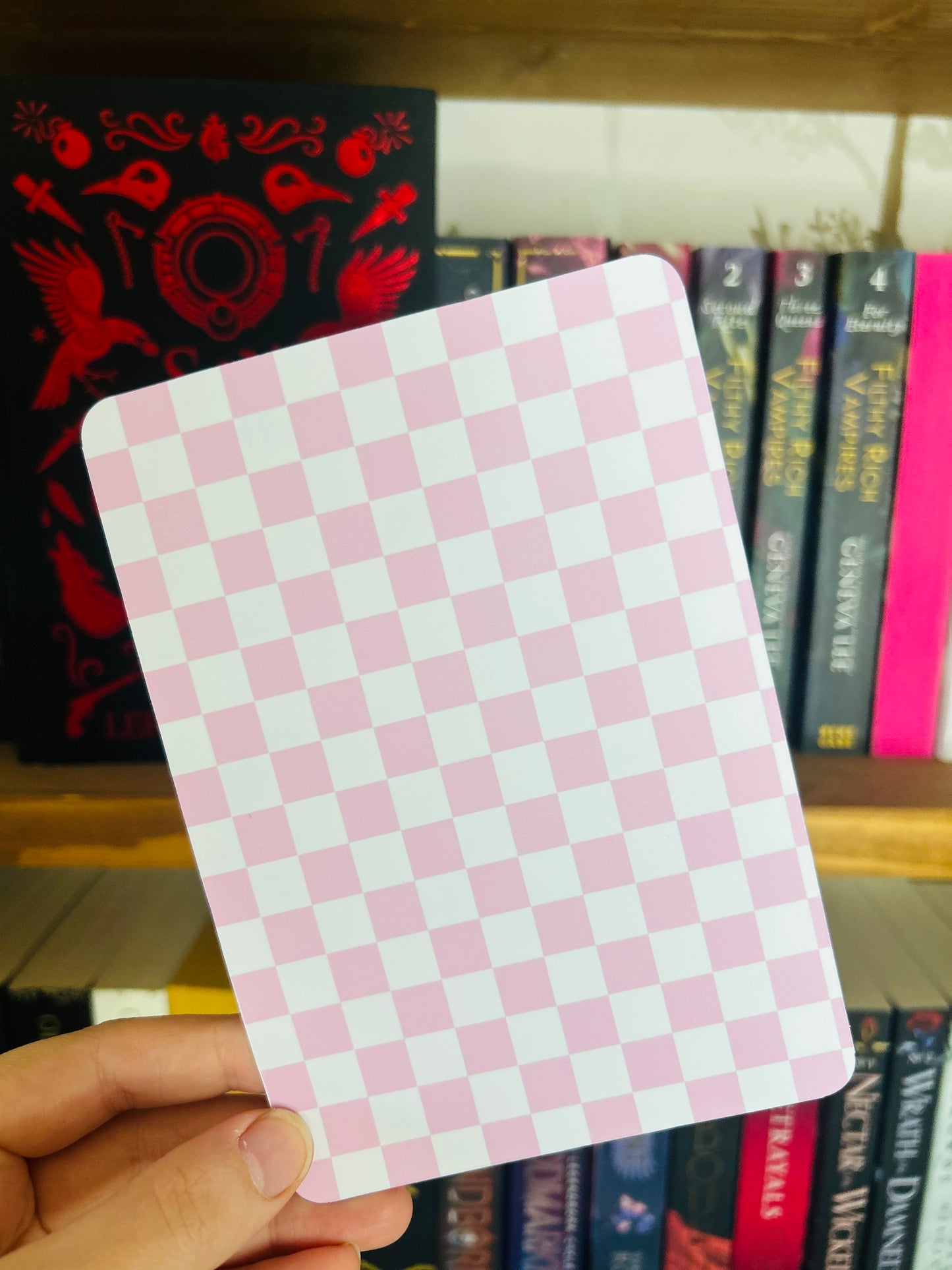 Cute ghosties Kindle insert – pastel ghosts with bows, spooky-cute design on matte photo card.