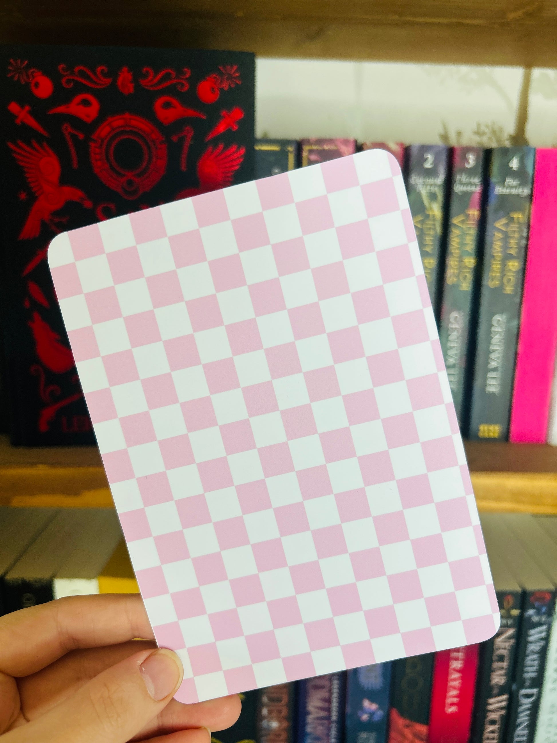 Cute ghosties Kindle insert – pastel ghosts with bows, spooky-cute design on matte photo card.