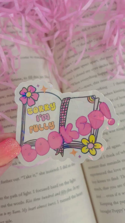 fully booked sticker