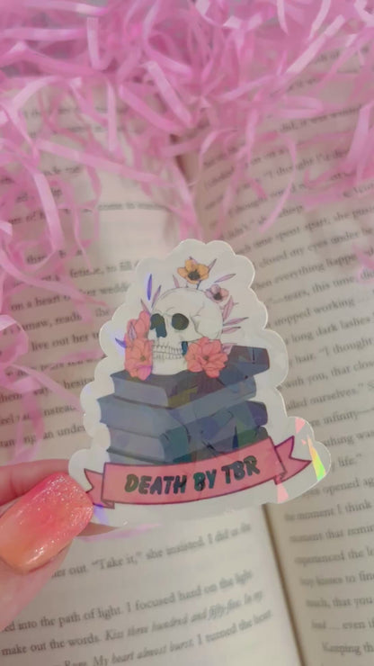 Death by TBR  sticker